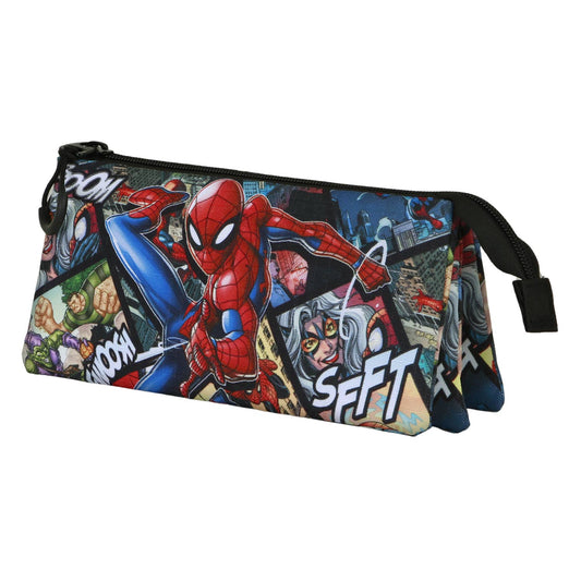 Marvel drievoudige etui - Spiderman-panelen