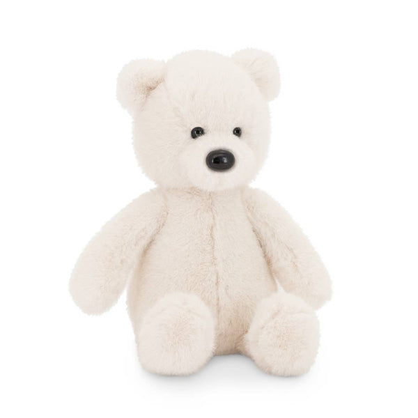 白いテディベアのぬいぐるみ - 25cm - 0歳以上