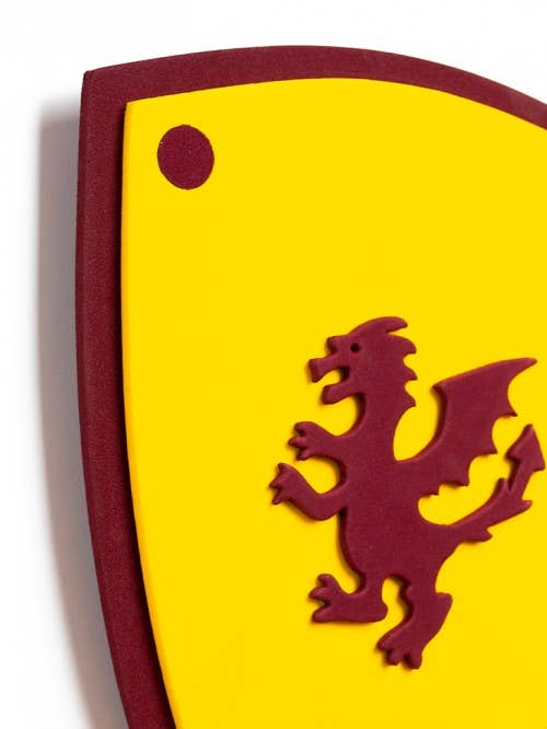 Bouclier Softik Jaune avec Dragon