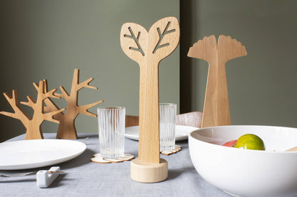 Cubiertos de ensalada - Desde el final de las hojas