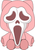 Peluche Cute Ghost Face – 22,9 cm