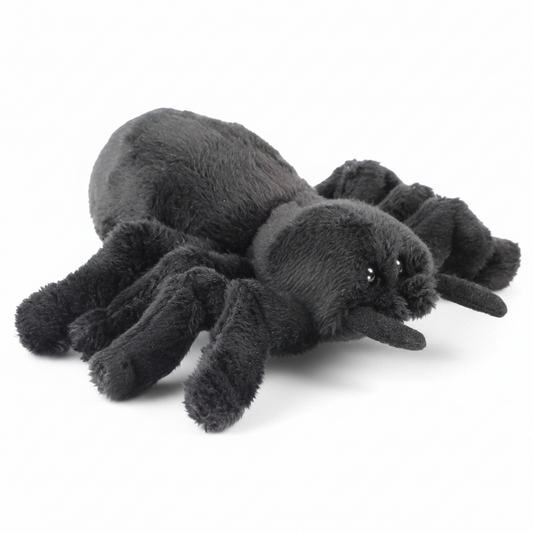 Araña de peluche - 16 cm (ancho) - juguete suave/peluche