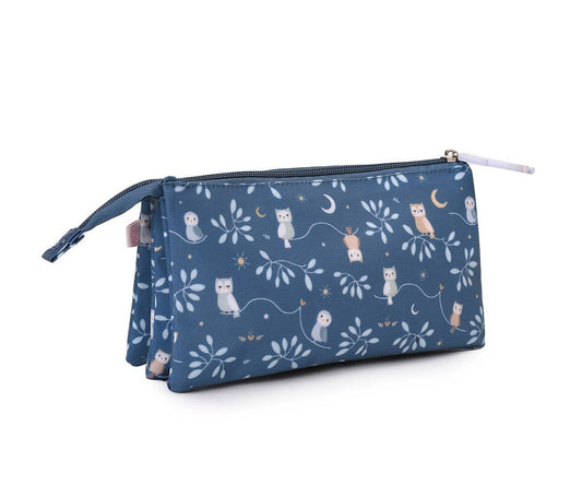 Estuche para lápices de 3 compartimentos Bosque Mágico