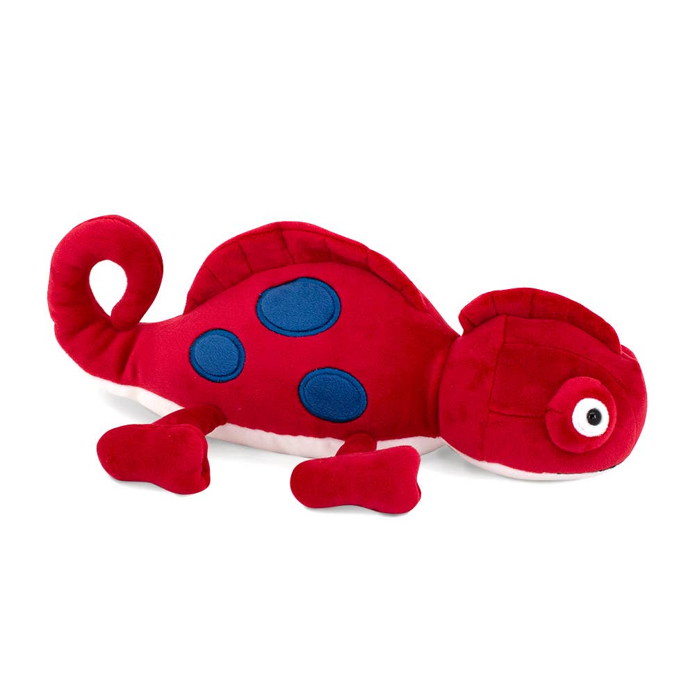Peluche Camaleonte Rosso 30 cm
