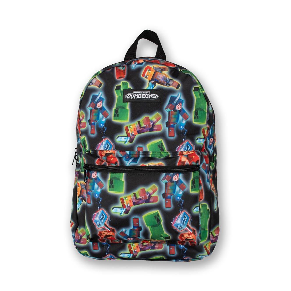 Sac à dos Minecraft Dungeons personnages
