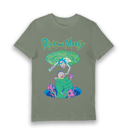T-shirt Rick and Morty portail