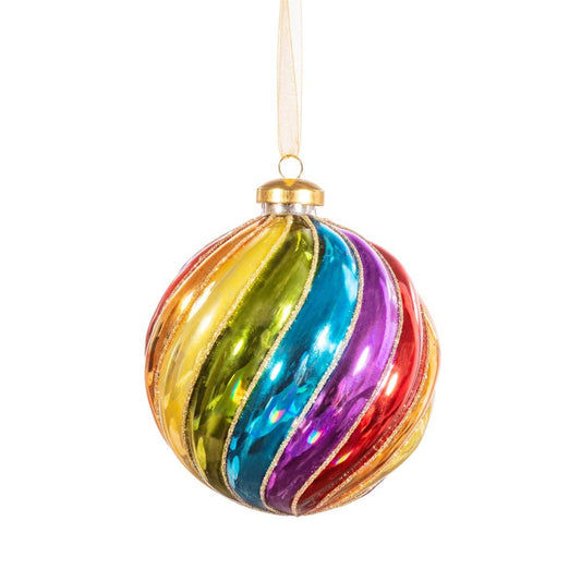 Spiral rainbow ball