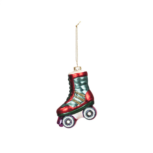 Patines de ruedas con forma de bola de Navidad
