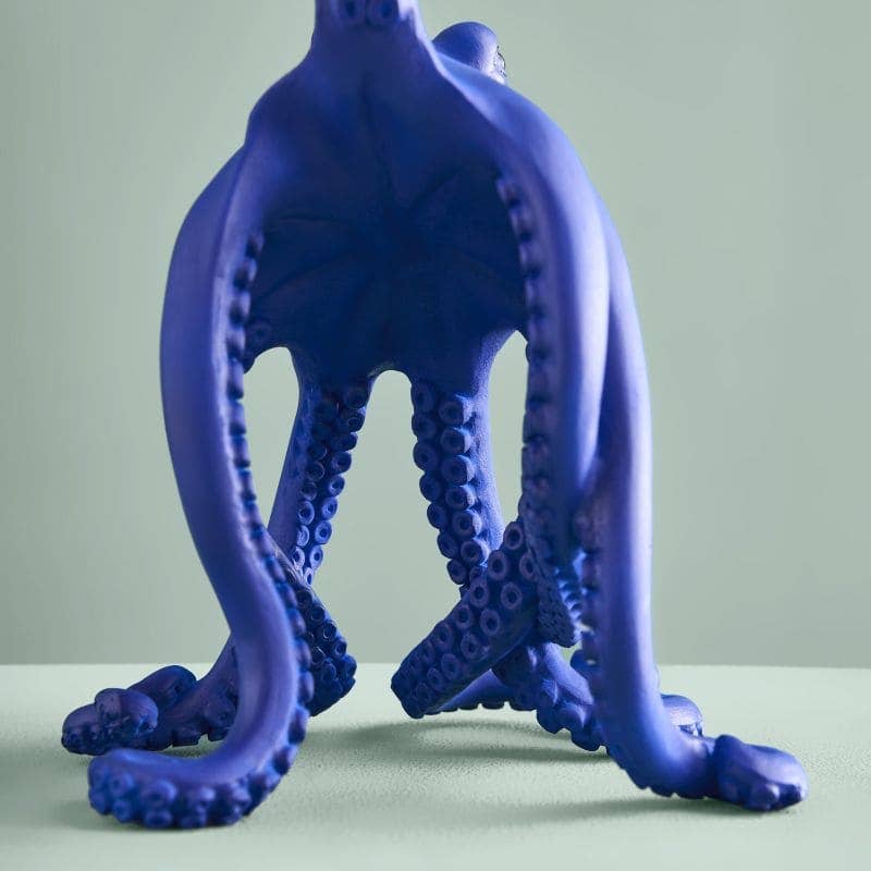 Baby Otto the Octopus Table Lamp, Blue Resin, 15.5 x 13.5 cm