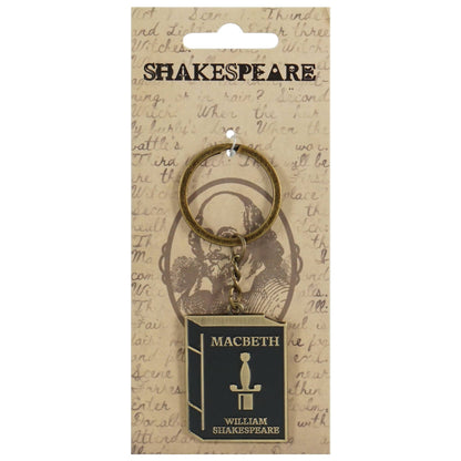 Metalen sleutelhanger - Shakespeare (Macbeth)