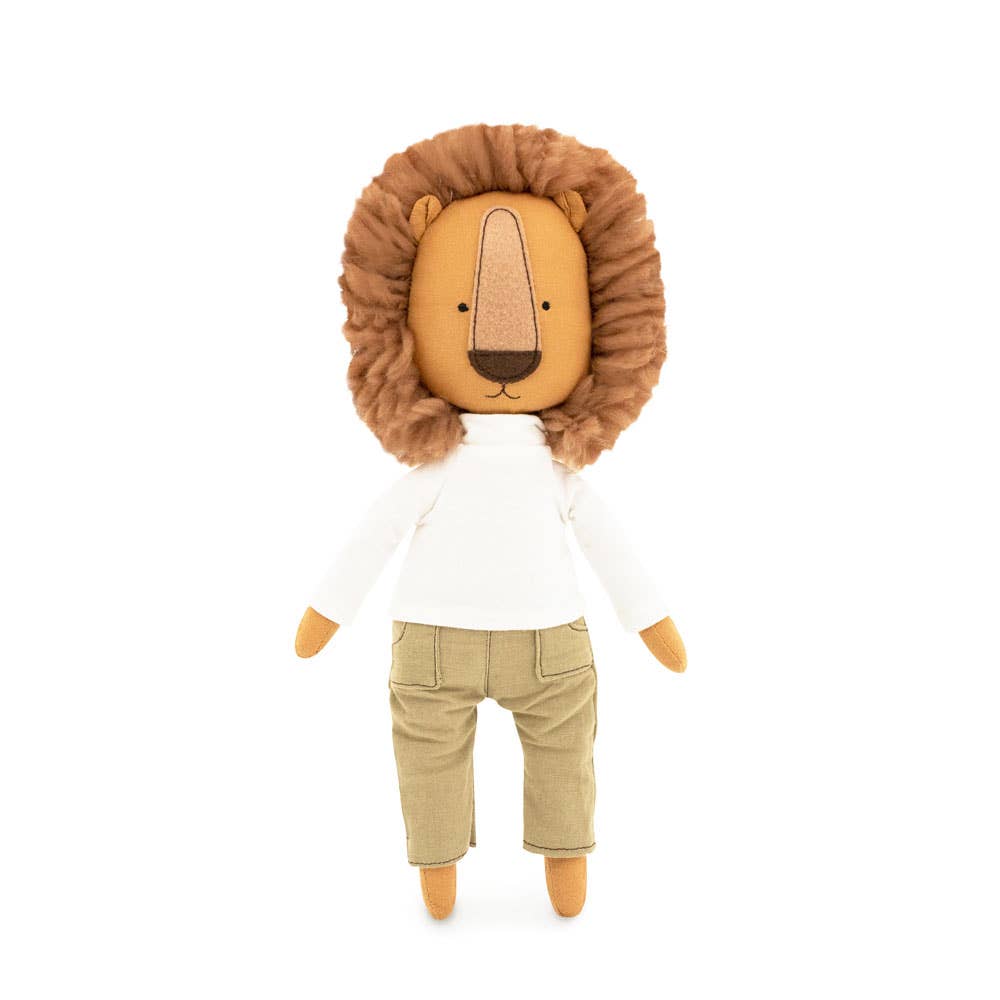 Peluche en coton, Cotti Motti, Simon le Lion (30cm)-0+