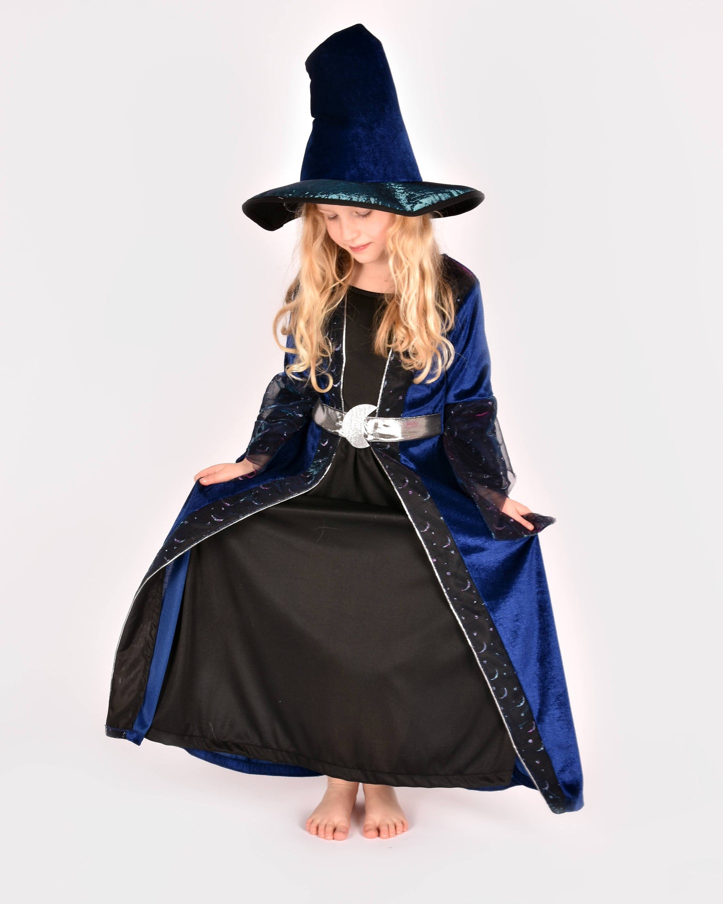 Robe de sorcière et chapeau 116 cl 5-6 ans