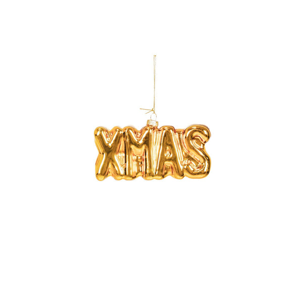 Gouden kerstbal