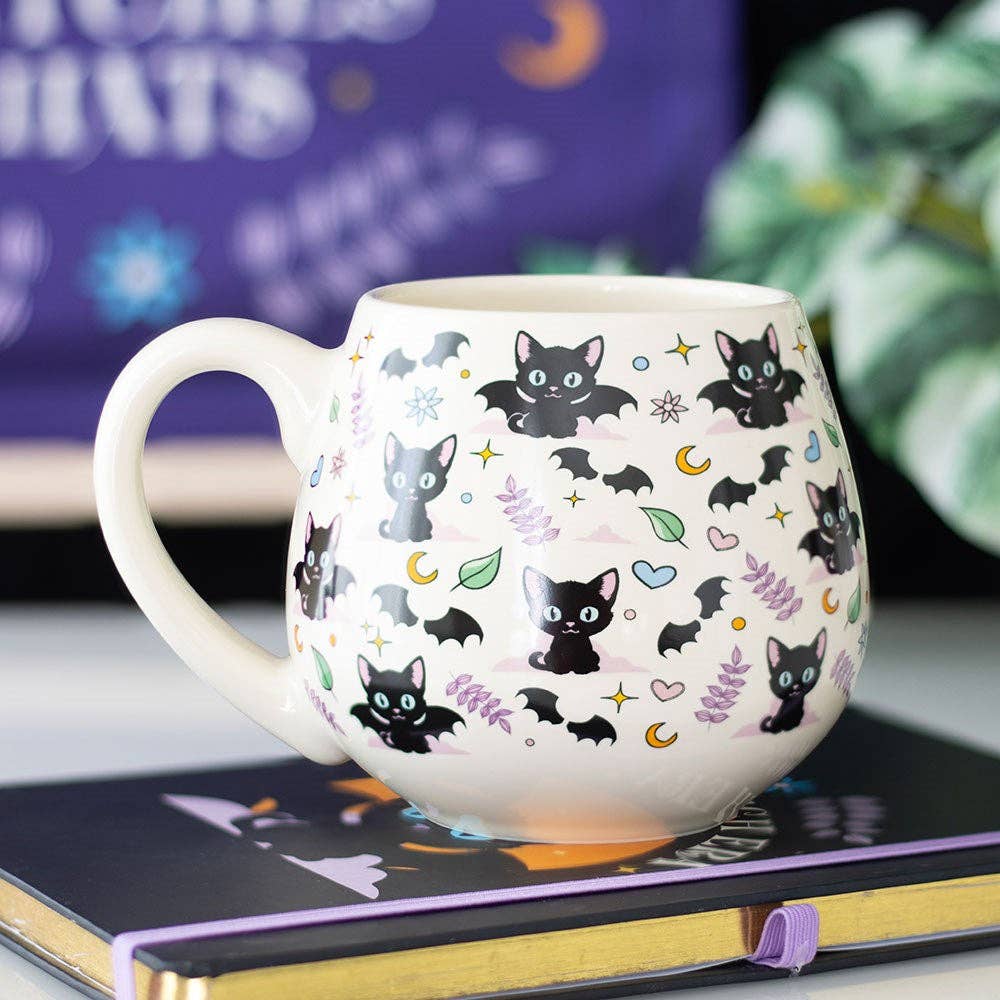 Mug rond Chats noirs Mystiques