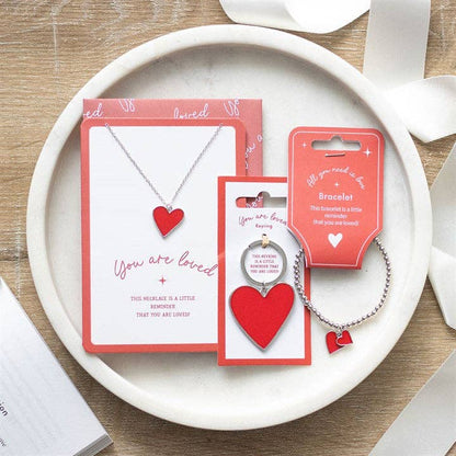 バレンタインデー ハートブレスレット