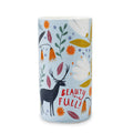 Vase en Céramique à Motif Floral Scandinave avec Animaux