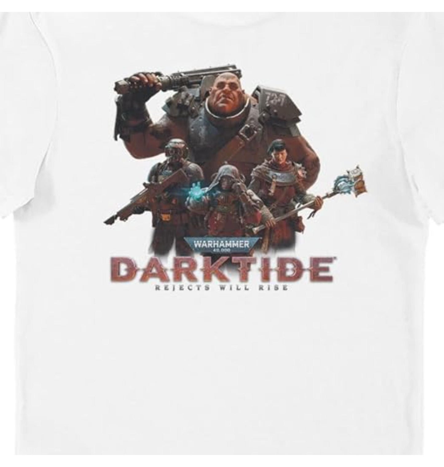 T-shirt Warhammer 40,000 Darktide Rejects Will Rise