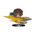 Pop! Rides Super Deluxe Anakin Skywalker dans Naboo Starfighter (avec R2-D2)