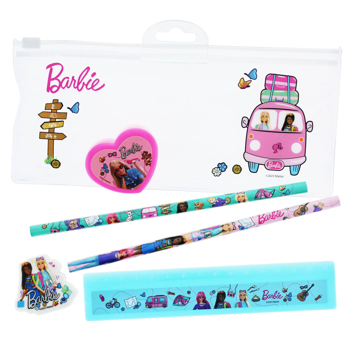 Set di cancelleria Barbie Girl