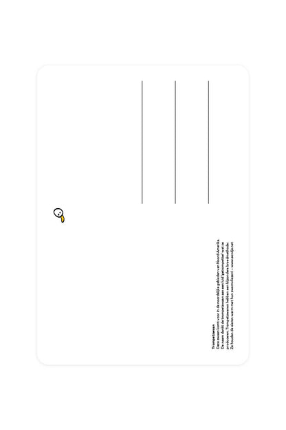 Carte postale avec cygne trompette