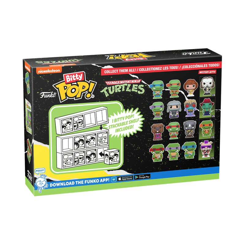 bitty pop teenage mutant ninja turtles 4 pack series 4