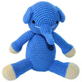 Peluche XL en Crochet - Éléphant Bleu