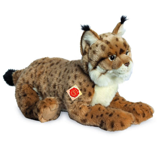 Peluche de lince acostado