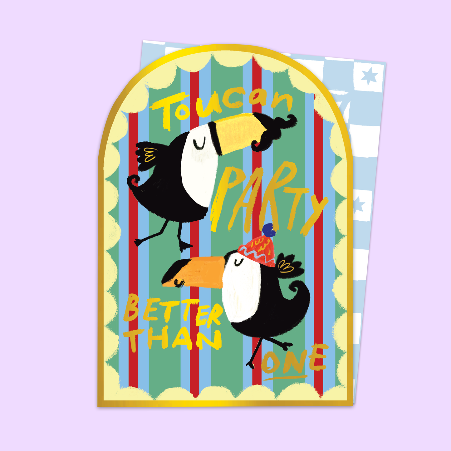 Carte en Arche de Fête de Toucan