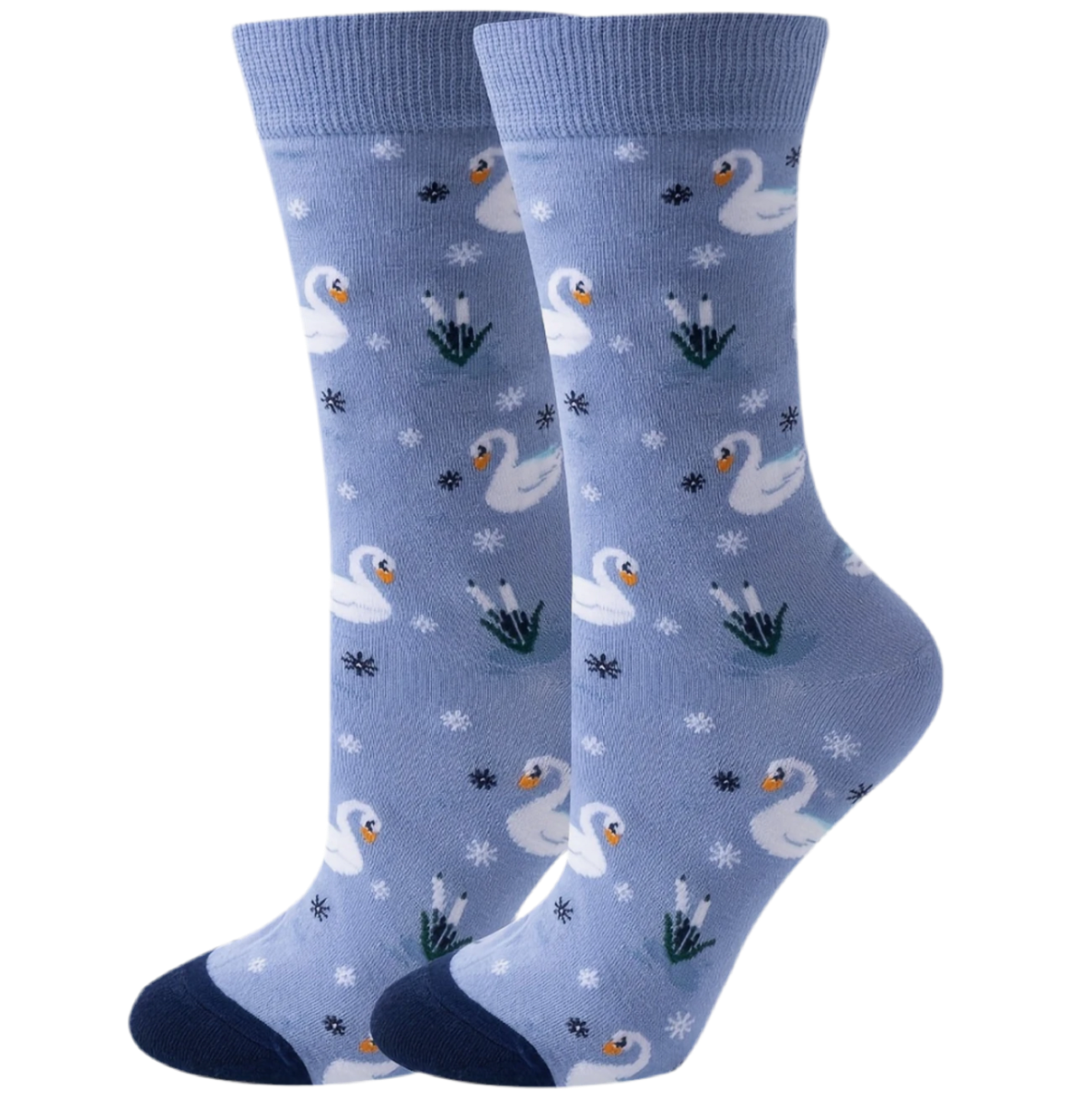 White Swan Socks