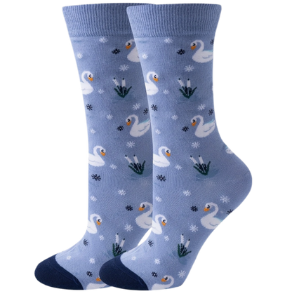 White Swan Socks