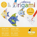 Colorare Origami - Pesce