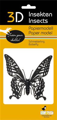 Modelo de papel 3D - Mariposa