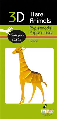 Modello di carta 3D - Giraffa