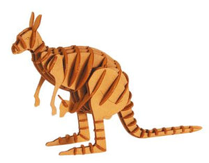 Modello di Carta 3D - Kangourou