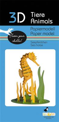 Modelo de Papel 3D - Hippocampe