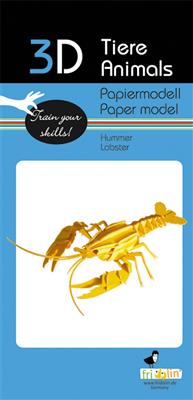 Modèle En Papier 3D - Homard