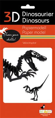 Modèle En Papier 3D - Velociraptor