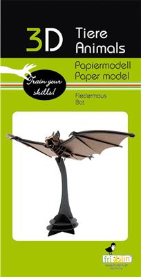 Modèle En Papier 3D - Chauve Souris