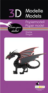 3D-papieren model - Draak
