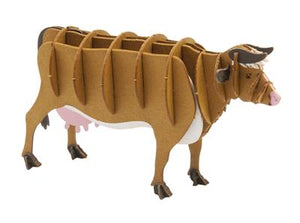3D-Papiermodell - Vache Brune
