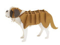Modelo de Papel 3D Saint-Bernard Fridolin – 11 cm