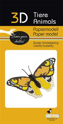 3D-papieren model - Vlinder