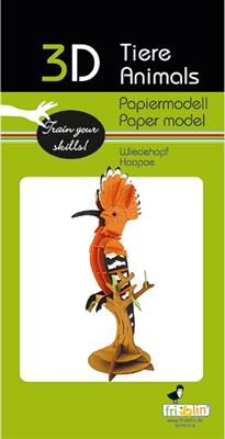 Modelo de papel 3D - Poupa