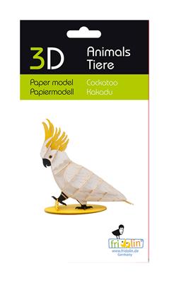 Modèle En Papier 3D - Cacatoès