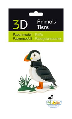Modèle En Papier 3D - Macareux