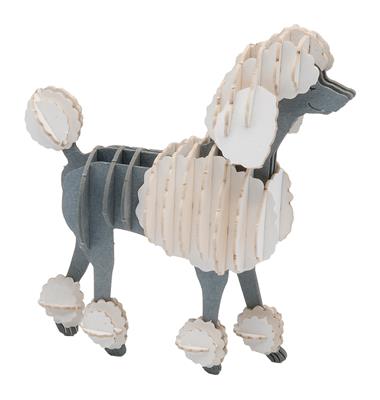 Modelo de papel 3D - Caniche