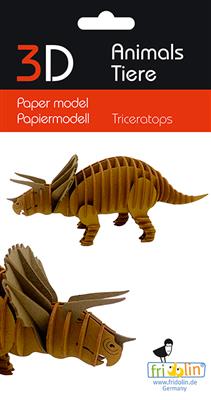 Modelo de papel 3D - Triceratops