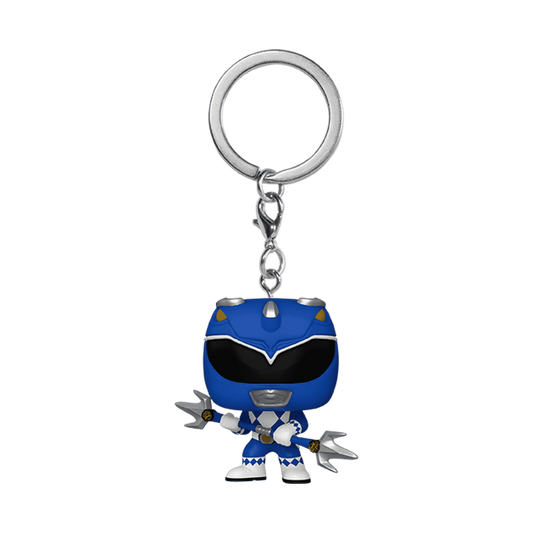 Ranger Bleu Pop! Keychain Power Rangers 30th porte-clés Pocket POP! Vinyl Blue Ranger 4 cm