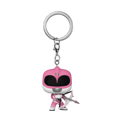 Ranger Rose Pop! Keychain Power Rangers 30th présentoir porte-clés Pocket POP! Vinyl Pink Ranger 4 cm