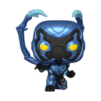 pop blue beetle crouching 1403